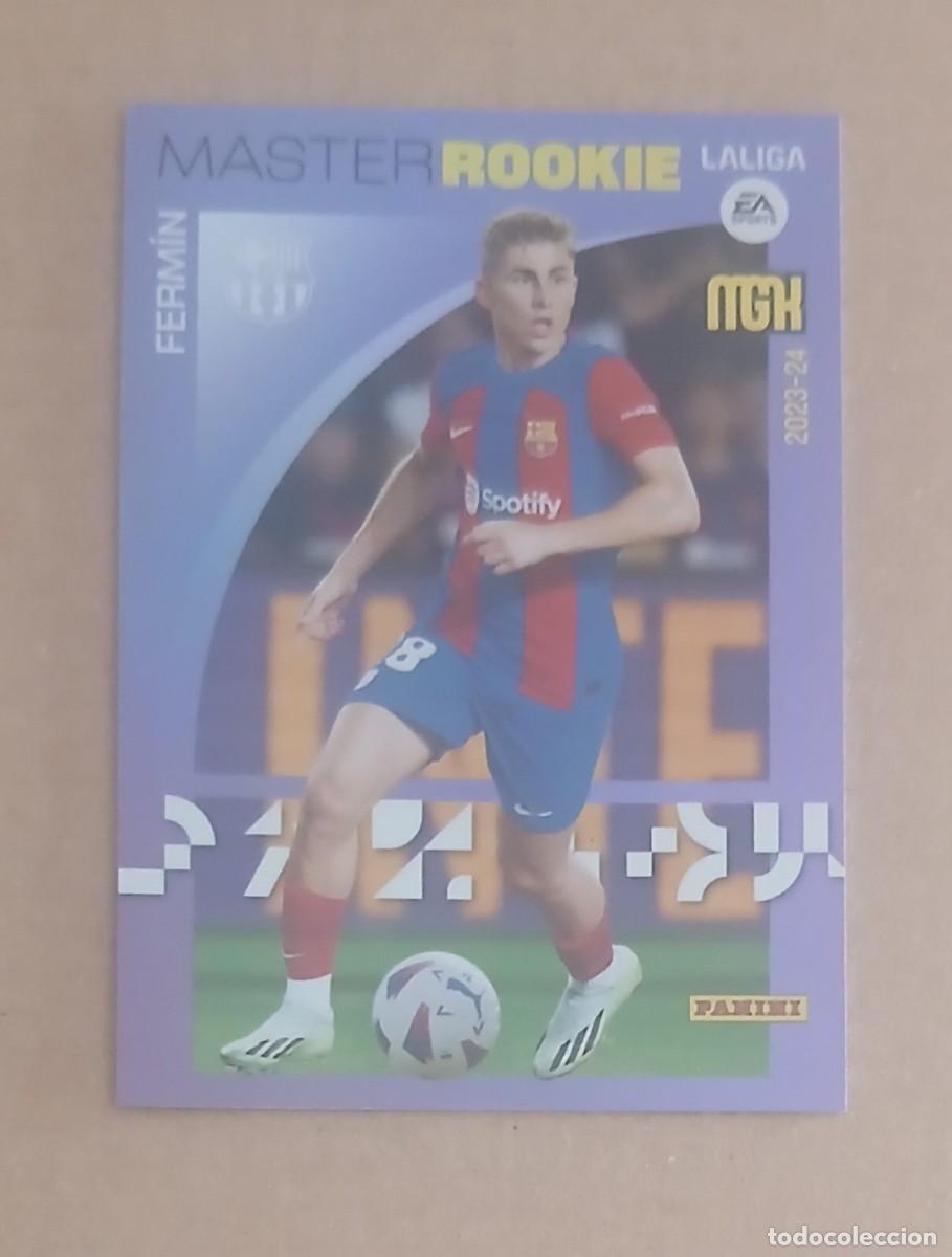 Cromos de F&uacute;tbol: CROMO n&ordm; 511 FERM&Iacute;N MASTER ROOKIE BARCELONA MEGACRACKS 2023-2024 DE PANINI.