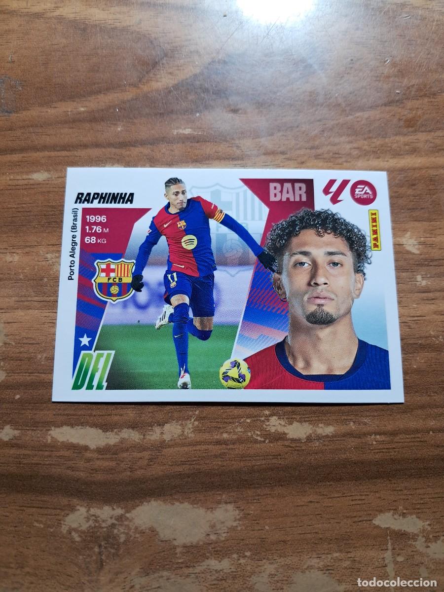 Cromos de F&uacute;tbol: CROMO LIGA ESTE TEMPORADA 25/26: RAPHINHA (FC BARCELONA), N&deg; 18