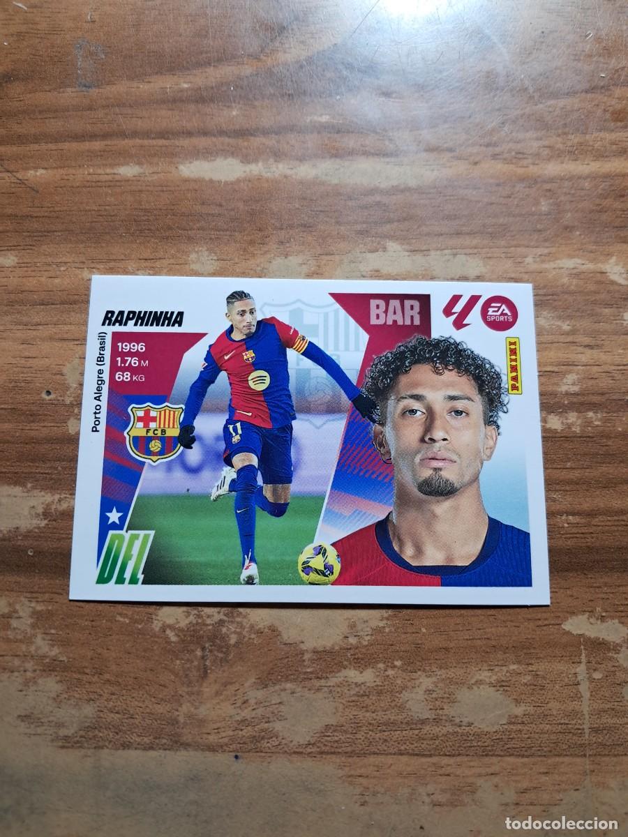 Cromos de F&uacute;tbol: CROMO LIGA ESTE TEMPORADA 25/26: RAPHINHA (FC BARCELONA), N&deg; 18