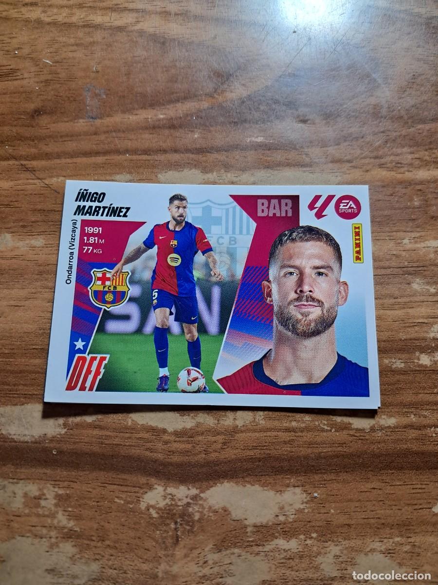 Cromos de F&uacute;tbol: CROMO LIGA ESTE TEMPORADA 25/26: &Iacute;&Ntilde;IGO MARTINEZ (FC BARCELONA), N&deg; 7