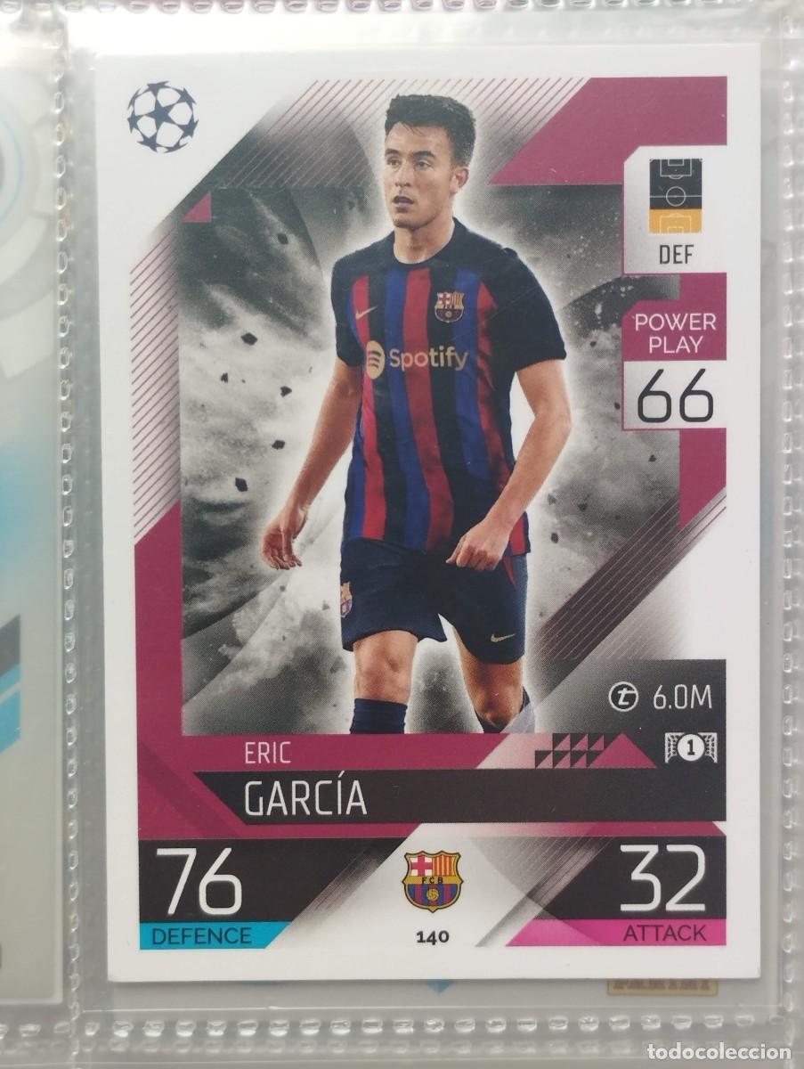 Cromos de F&uacute;tbol: CROMO CARD TOPPS MATCH ATTAX 2022 2023 22 23 ERIC GARCIA 140 BARCELONA