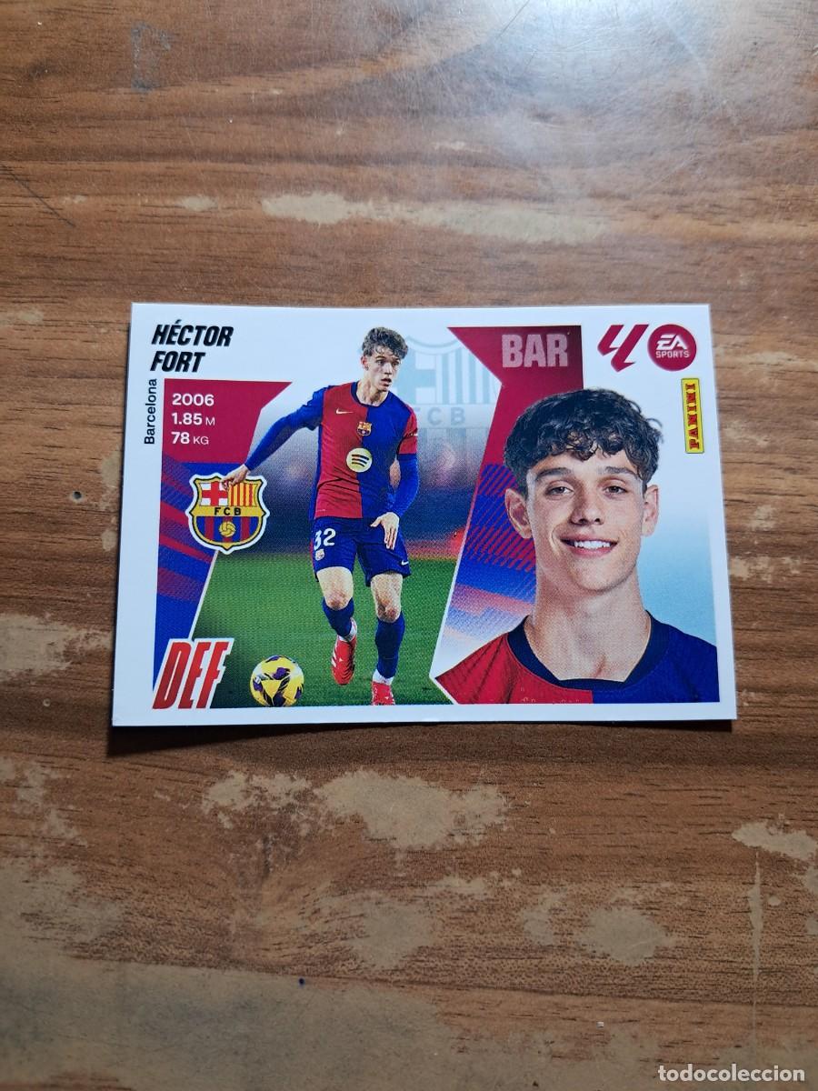 Cromos de F&uacute;tbol: CROMO LIGA ESTE TEMPORADA 25/26: H&Eacute;CTOR FORT (FC BARCELONA), N&deg; 9B