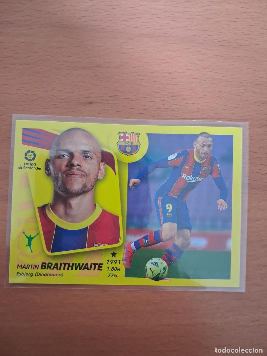 Cromos de F&uacute;tbol: Ediciones Este Liga 2021 2022 21 22 FC Barcelona 20B Braithwaite