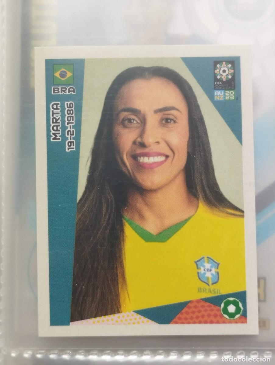 Cromos de F&uacute;tbol: CROMO STICKER PANINI MUNDIAL FEMENINO NUEVA ZELANDA 2023 427 MARTA BRASIL FIFA WOMENS WORLD CUP
