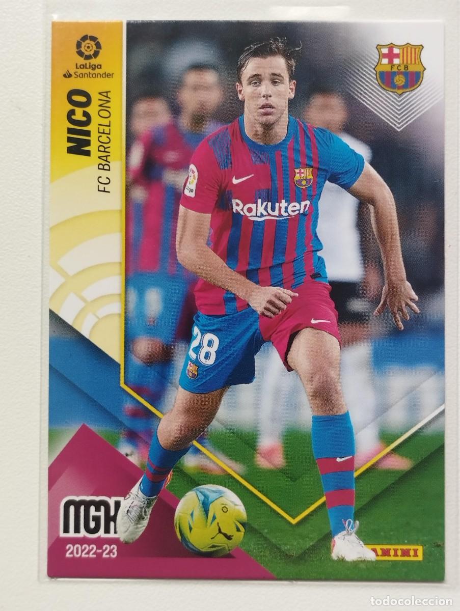 Cromos de F&uacute;tbol: CROMO CARD MEGACRACKS NICO GONZALEZ 75 BARCELONA 22 23 2022 2023 MGK PANINI