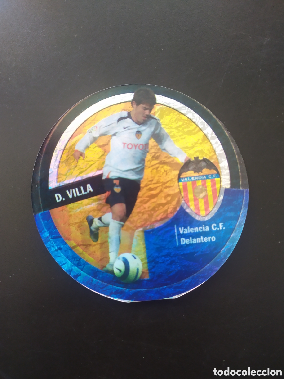 Cromos de F&uacute;tbol: Mundicromo circlecard danet 2006 2007 06 07 Villa n&deg; 81 Valencia