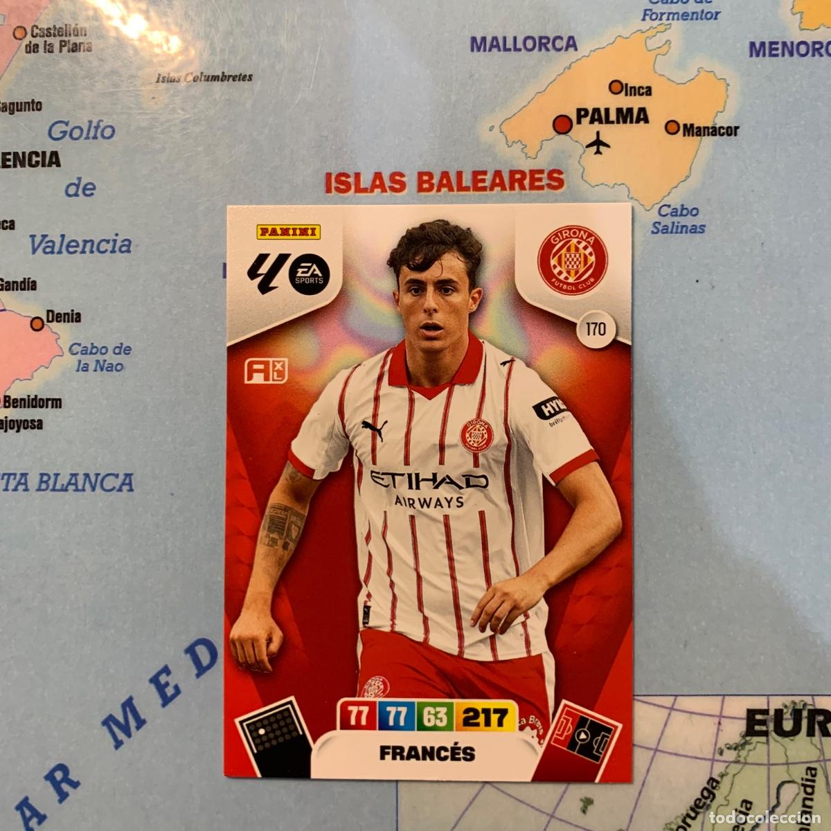 Cromos de F&uacute;tbol: Frances n&uacute;mero 170 del Girona cromo adrenalyn XL 25-26 2025-2026