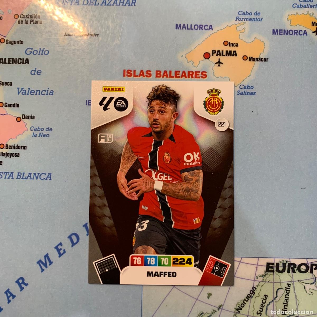 Cromos de F&uacute;tbol: Maffeo n&uacute;mero 221 del Mallorca cromo adrenalyn XL 25-26 2025-2026