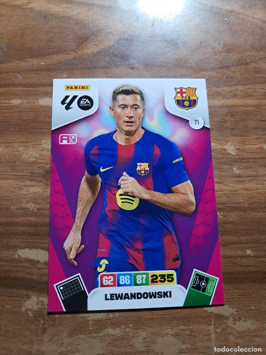 Fu&szlig;ball-Sticker: CARD ADRENALYN TEMPORADA 25/26: LEWANDOWSKI (FC BARCELONA), N&deg; 71
