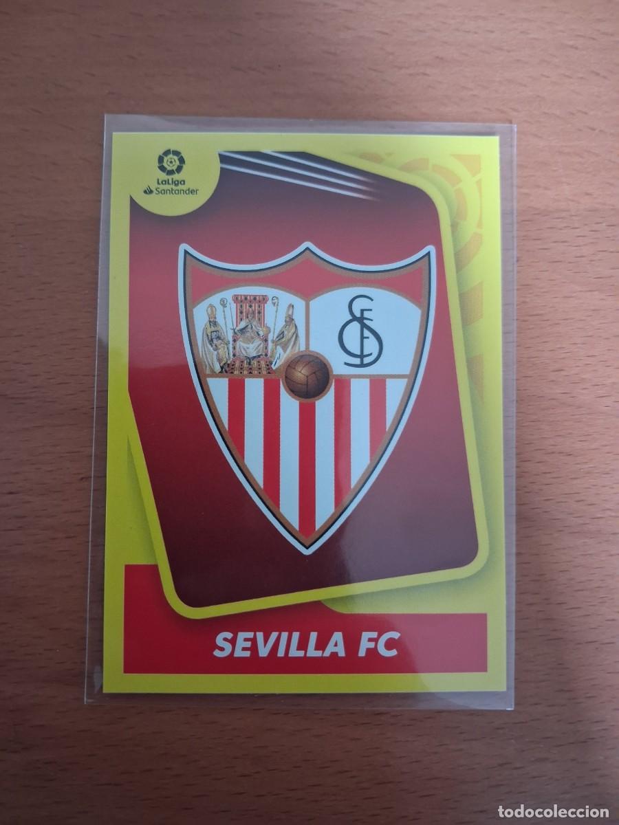 Cromos de F&uacute;tbol: Ediciones Este Liga 2021 2022 21 22 Sevilla FC 1 Escudo