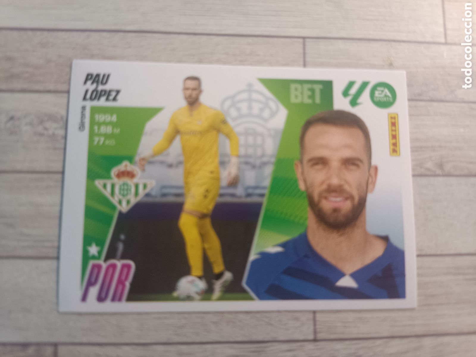 Fu&szlig;ball-Sticker: 3 PAUL LOPEZ REAL BETIS LIGA ESTE 2025 2026 PANINI 25 26 SIN PEGAR