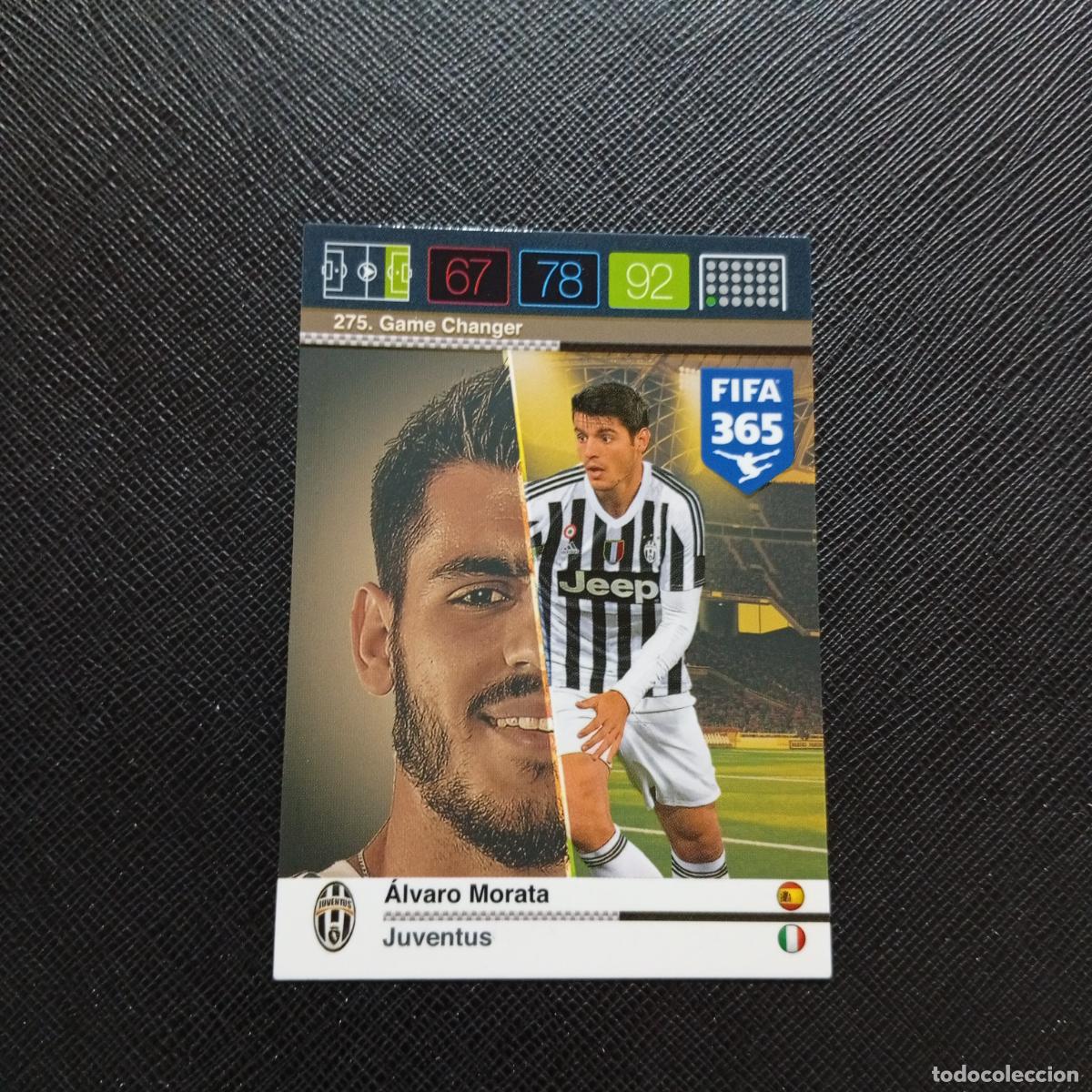 Cartes &agrave; collectionner de Football: 275 MORATA JUVENTUS ADRENALYN 2015 2016 FIFA 365 CROMO FUTBOL 15 16 - A182 PG532