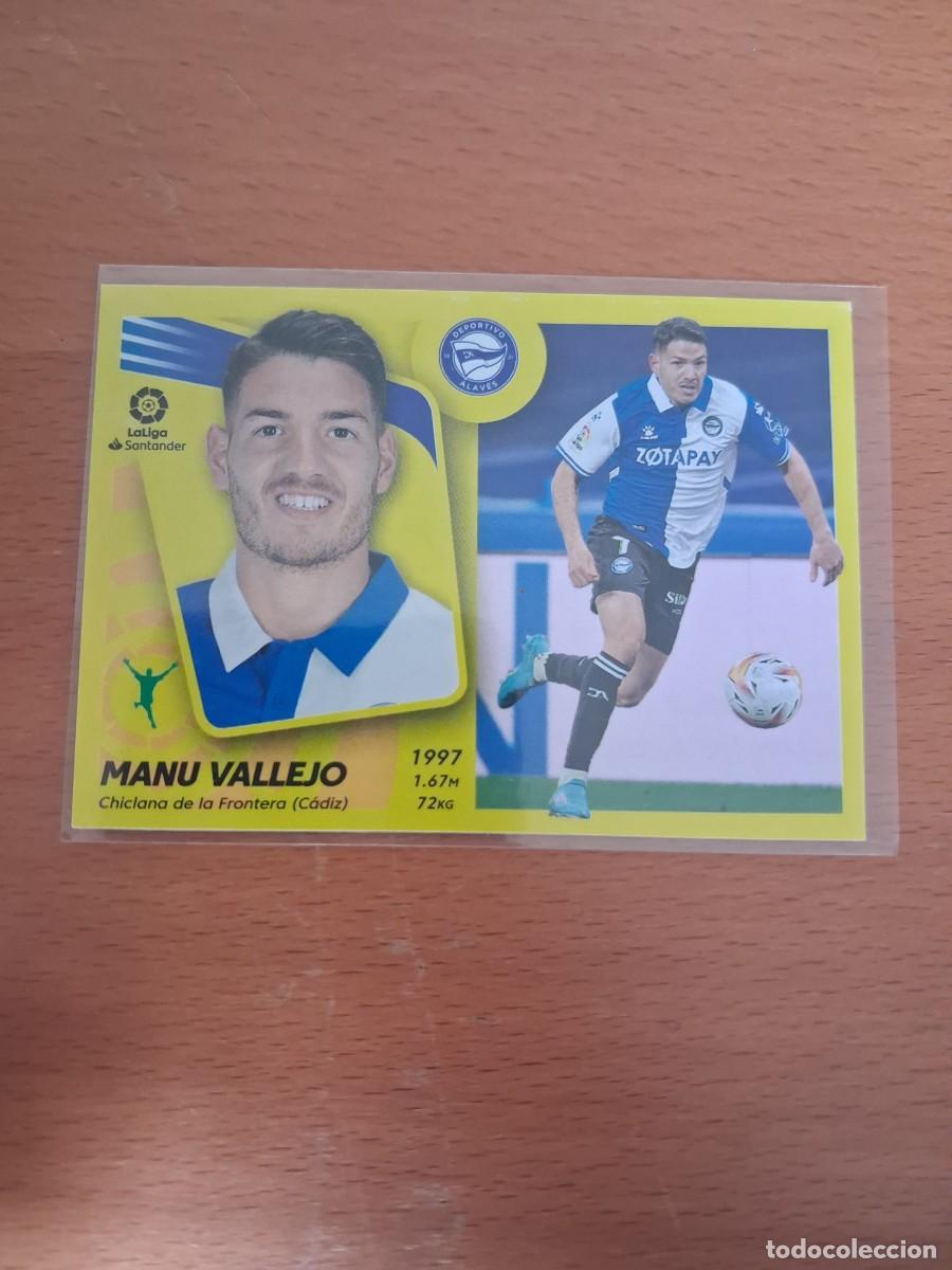 Football Stickers: Ediciones Este Liga 2021 2022 21 22 Mercado de invierno Deportivo Alaves 3 Manu Vallejo