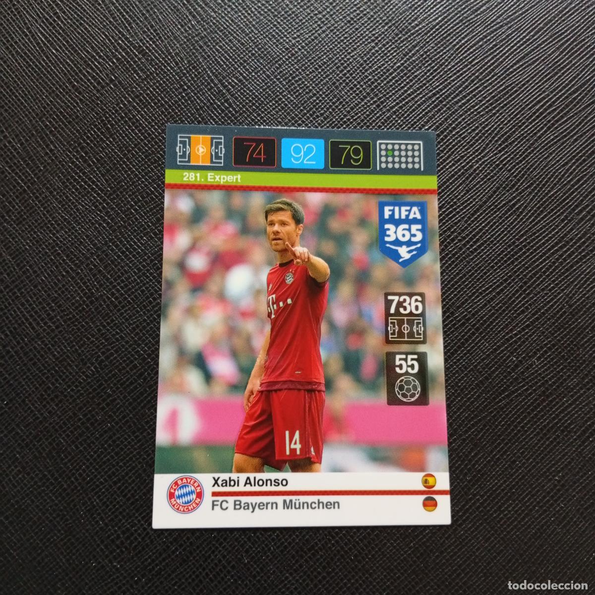 Cromos de F&uacute;tbol: 281 XABI ALONSO BAYERN MUNICH ADRENALYN 2015 2016 FIFA 365 CROMO FUTBOL 15 16 - A182 PG532