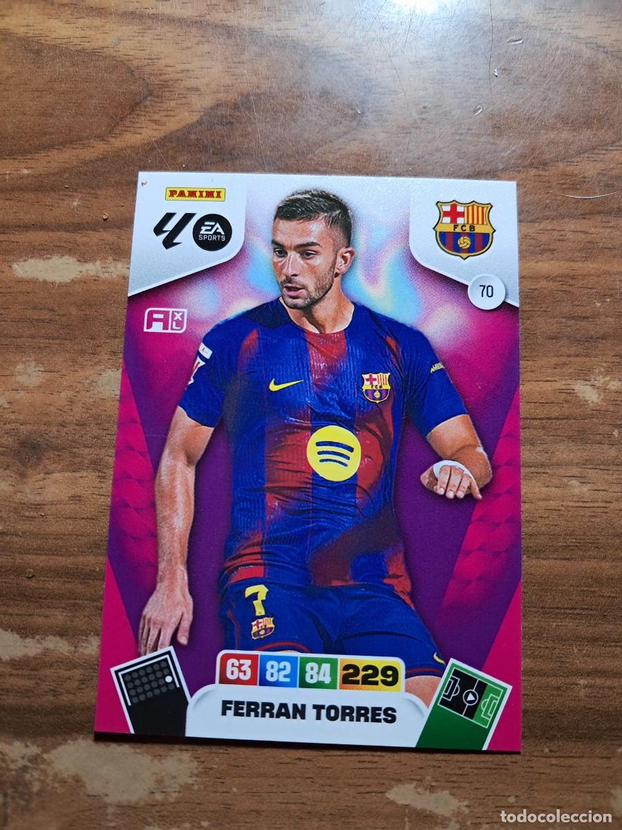 Cartes &agrave; collectionner de Football: CARD ADRENALYN TEMPORADA 25/26: FERRAN TORRES (FC BARCELONA), N&deg; 70