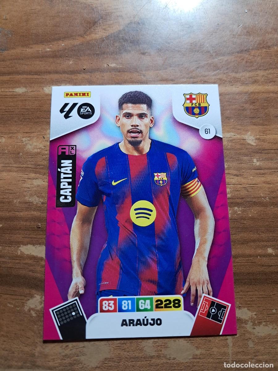 Cartes &agrave; collectionner de Football: CARD ADRENALYN TEMPORADA 25/26: ARA&Uacute;JO (FC BARCELONA), N&deg; 61