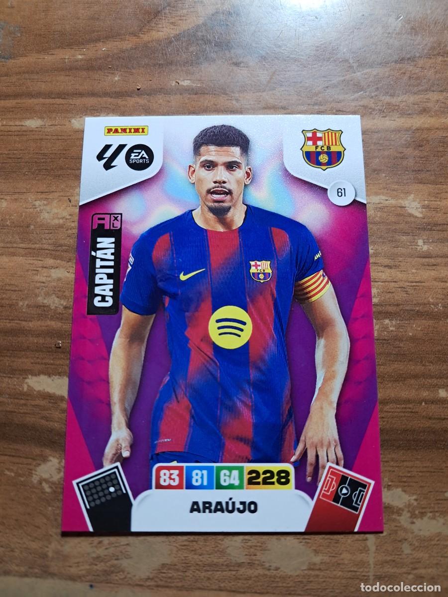 Cromos de F&uacute;tbol: CARD ADRENALYN TEMPORADA 25/26: ARA&Uacute;JO (FC BARCELONA), N&deg; 61