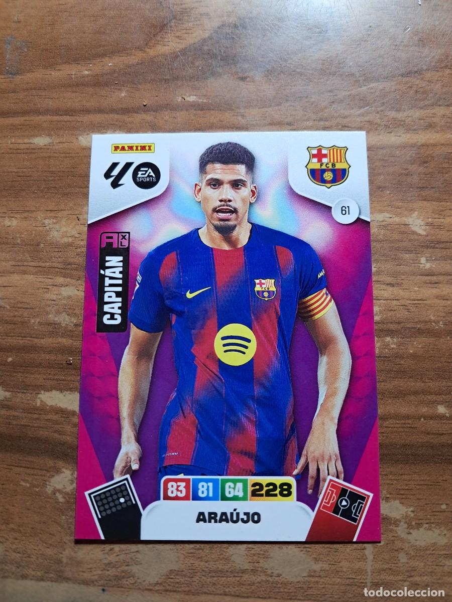 Cromos de Futebol: CARD ADRENALYN TEMPORADA 25/26: ARA&Uacute;JO (FC BARCELONA), N&deg; 61