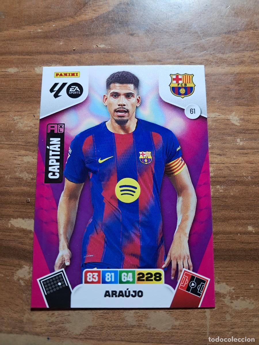 Cromos de Futebol: CARD ADRENALYN TEMPORADA 25/26: ARA&Uacute;JO (FC BARCELONA), N&deg; 61