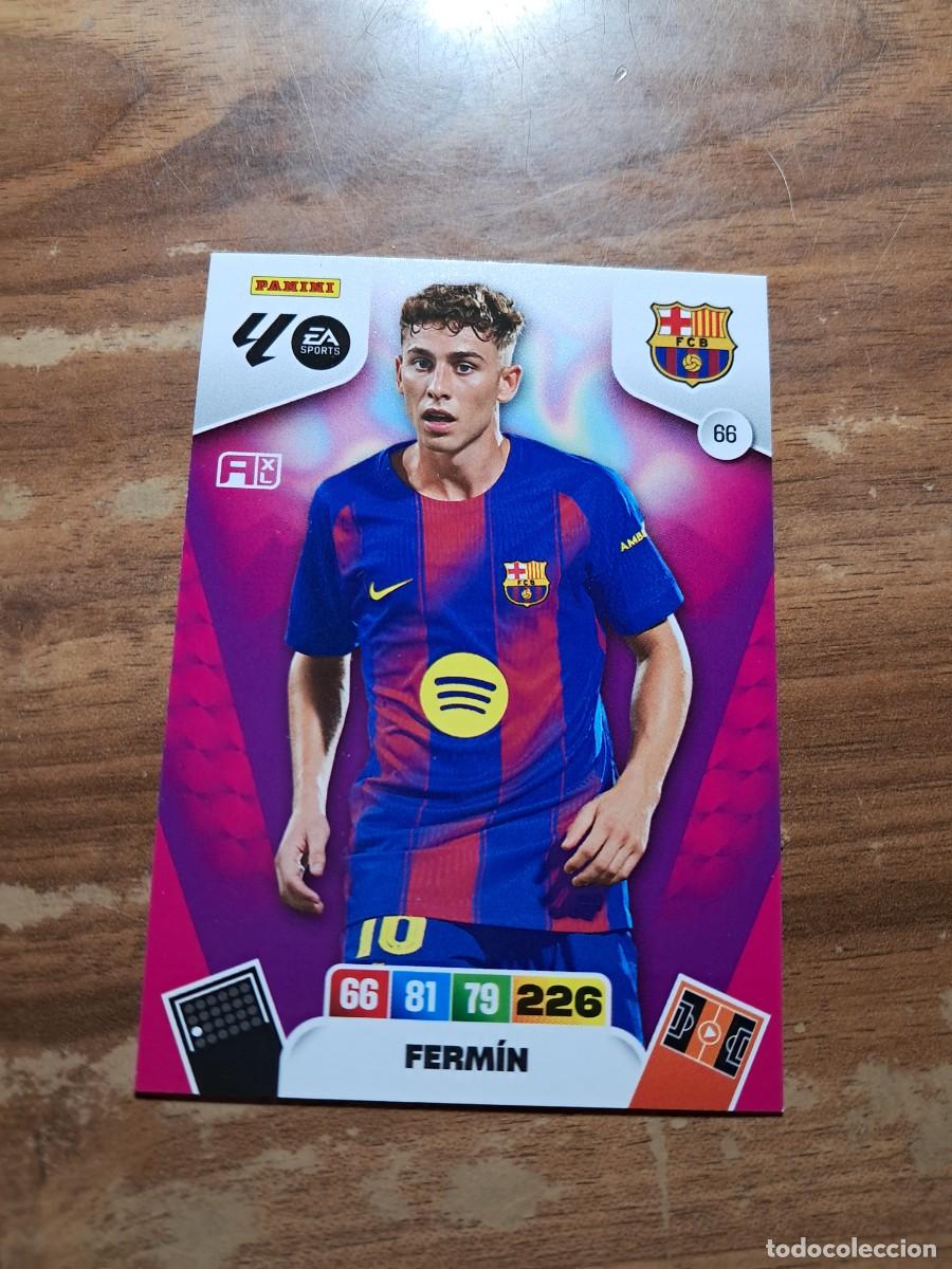 Cromos de F&uacute;tbol: CARD ADRENALYN TEMPORADA 25/26: FERMIN (FC BARCELONA), N&deg; 66