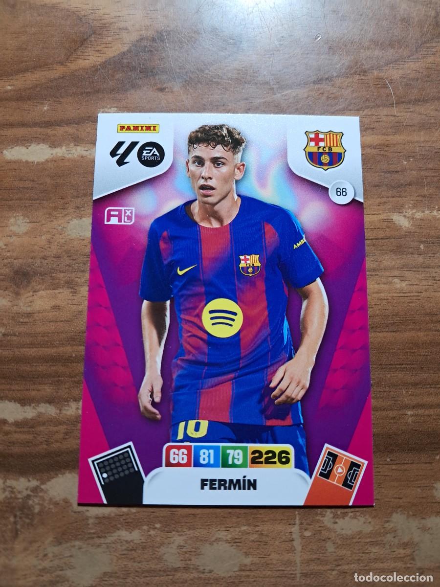 Cromos de F&uacute;tbol: CARD ADRENALYN TEMPORADA 25/26: FERMIN (FC BARCELONA), N&deg; 66