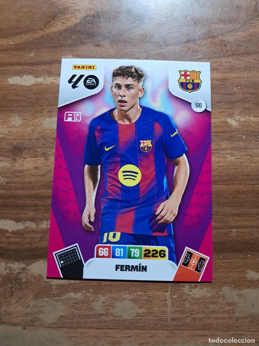 Cromos de F&uacute;tbol: CARD ADRENALYN TEMPORADA 25/26: FERMIN (FC BARCELONA), N&deg; 66