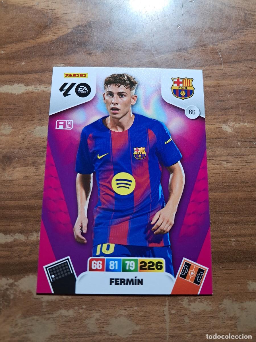 Cromos de F&uacute;tbol: CARD ADRENALYN TEMPORADA 25/26: FERMIN (FC BARCELONA), N&deg; 66