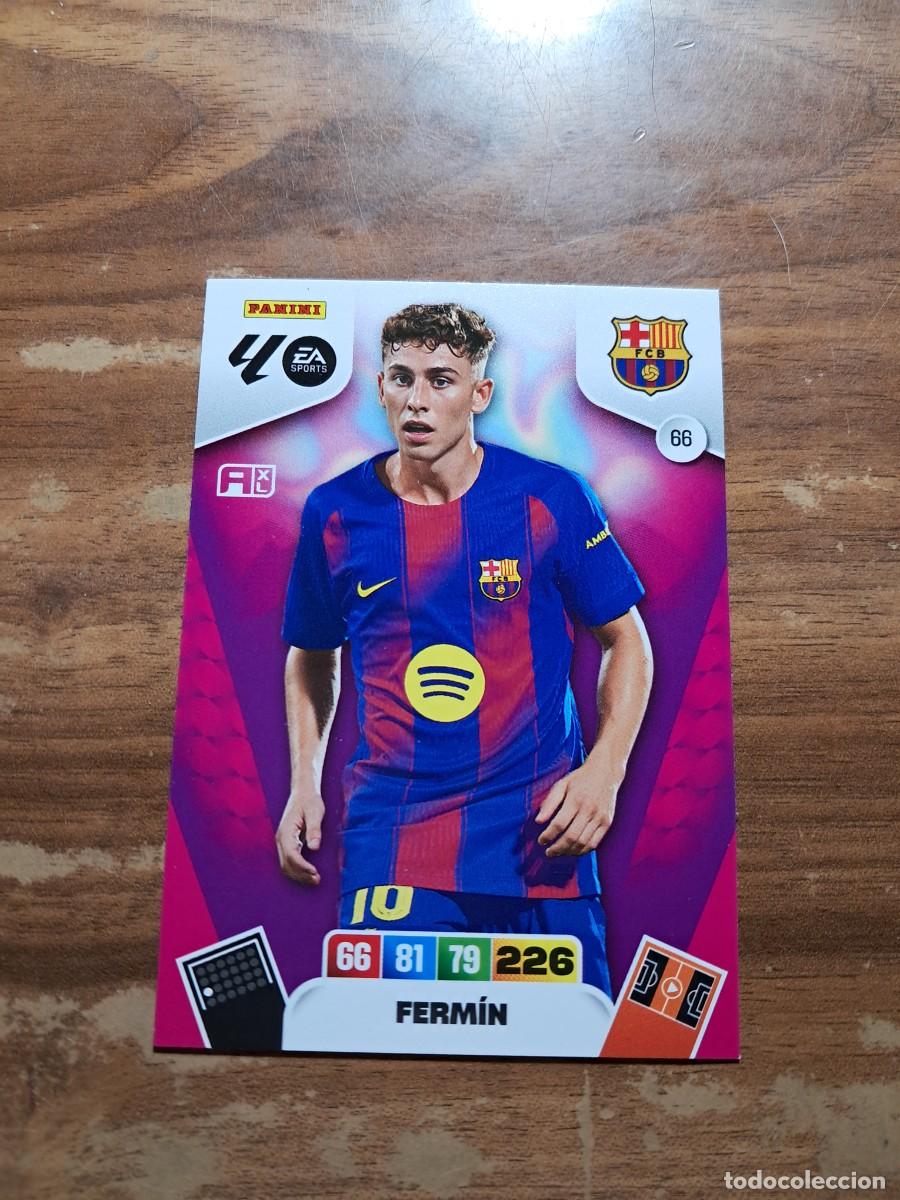 Cromos de F&uacute;tbol: CARD ADRENALYN TEMPORADA 25/26: FERMIN (FC BARCELONA), N&deg; 66