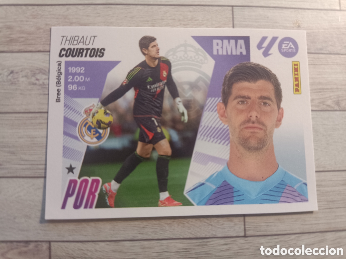 Cromos de Futebol: 3 COURTOIS REAL MADRID LIGA ESTE 2025 2026 PANINI 25 26 SIN PEGAR