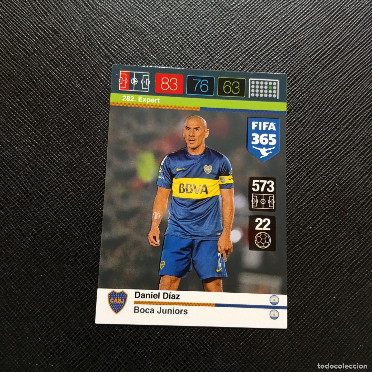 Cromos de Futebol: 282 DANIEL DIAZ BOCA JUNIORS ADRENALYN 2015 2016 FIFA 365 CROMO FUTBOL 15 16 - A96 PG1