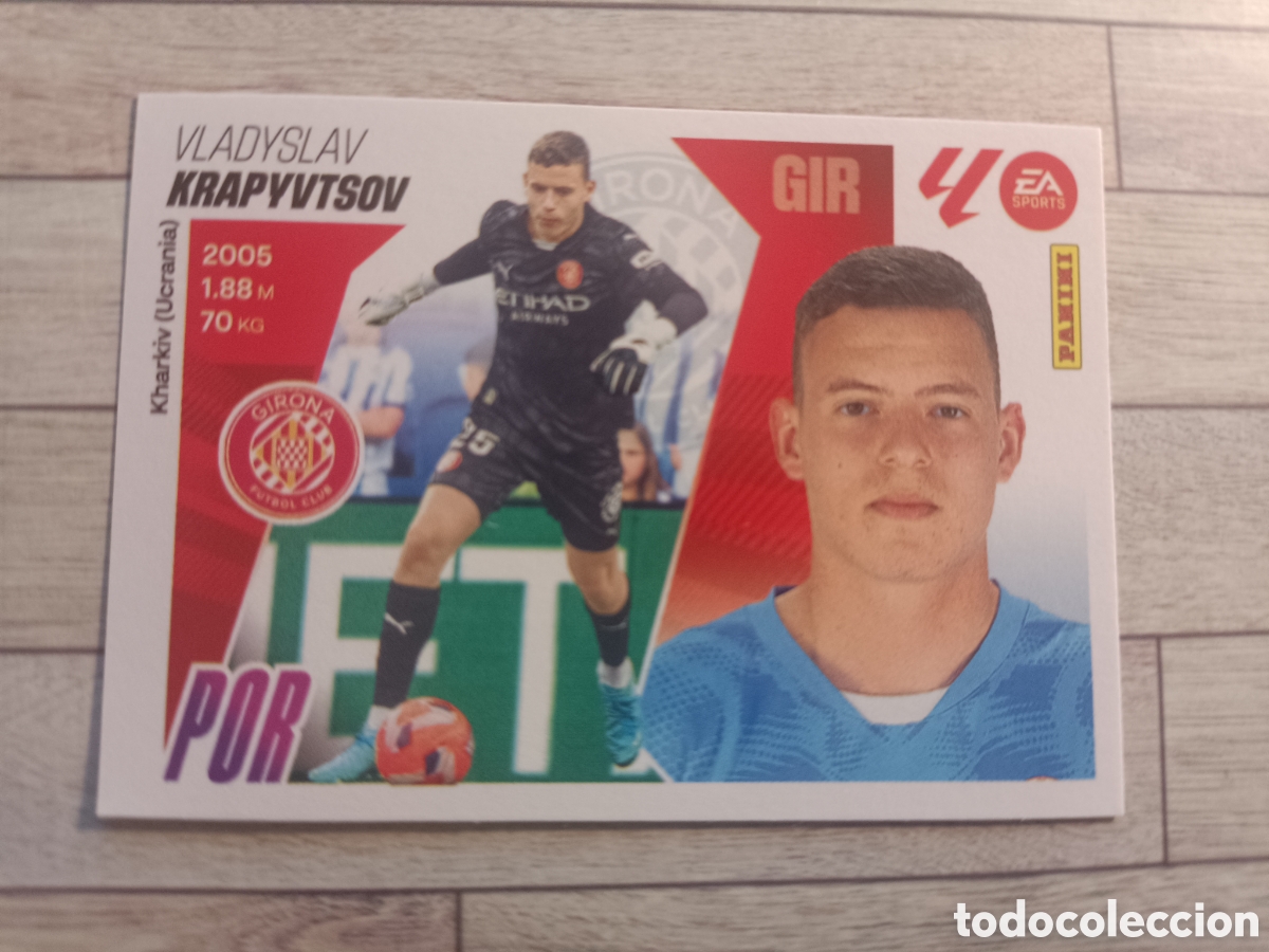 Cartes &agrave; collectionner de Football: 4A KRAPYUTSOV GIRONA 4 A LIGA ESTE 2025 2026 PANINI 25 26 SIN PEGAR