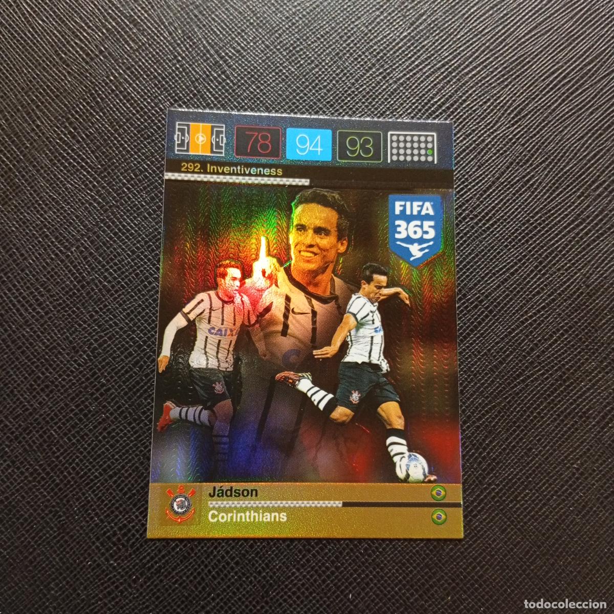 Cromos de F&uacute;tbol: 292 JADSON CORINTHIANS ADRENALYN 2015 2016 FIFA 365 CROMO FUTBOL 15 16 - A96 PG1