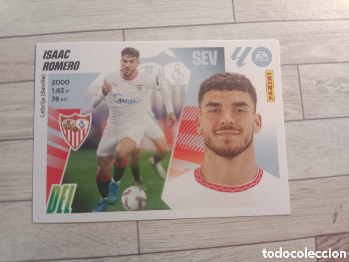 Cartes &agrave; collectionner de Football: 10 ISAAC ROMERO SEVILLA LIGA ESTE 2025 2026 PANINI 25 26 SIN PEGAR