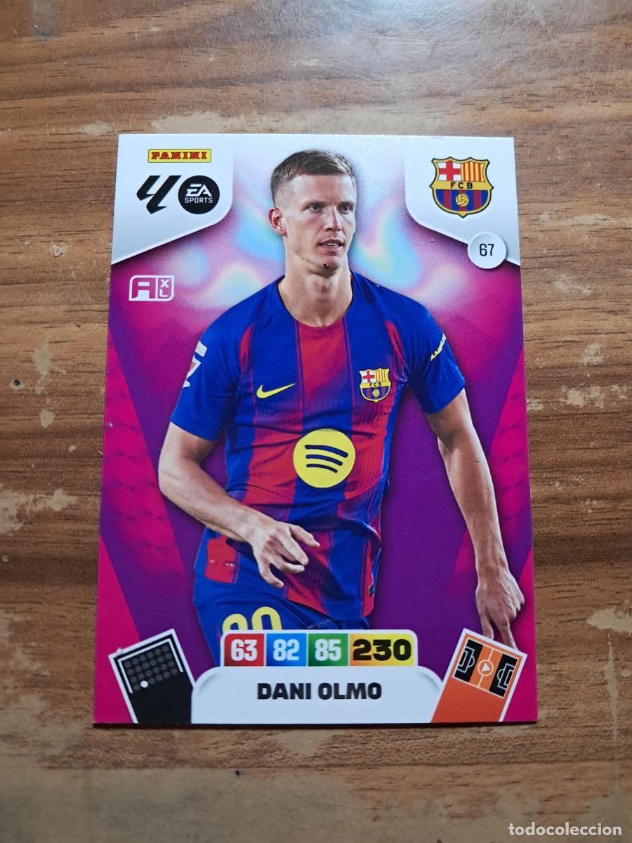 Cromos de F&uacute;tbol: CARD ADRENALYN TEMPORADA 25/26: DANI OLMO (FC BARCELONA), N&deg; 67