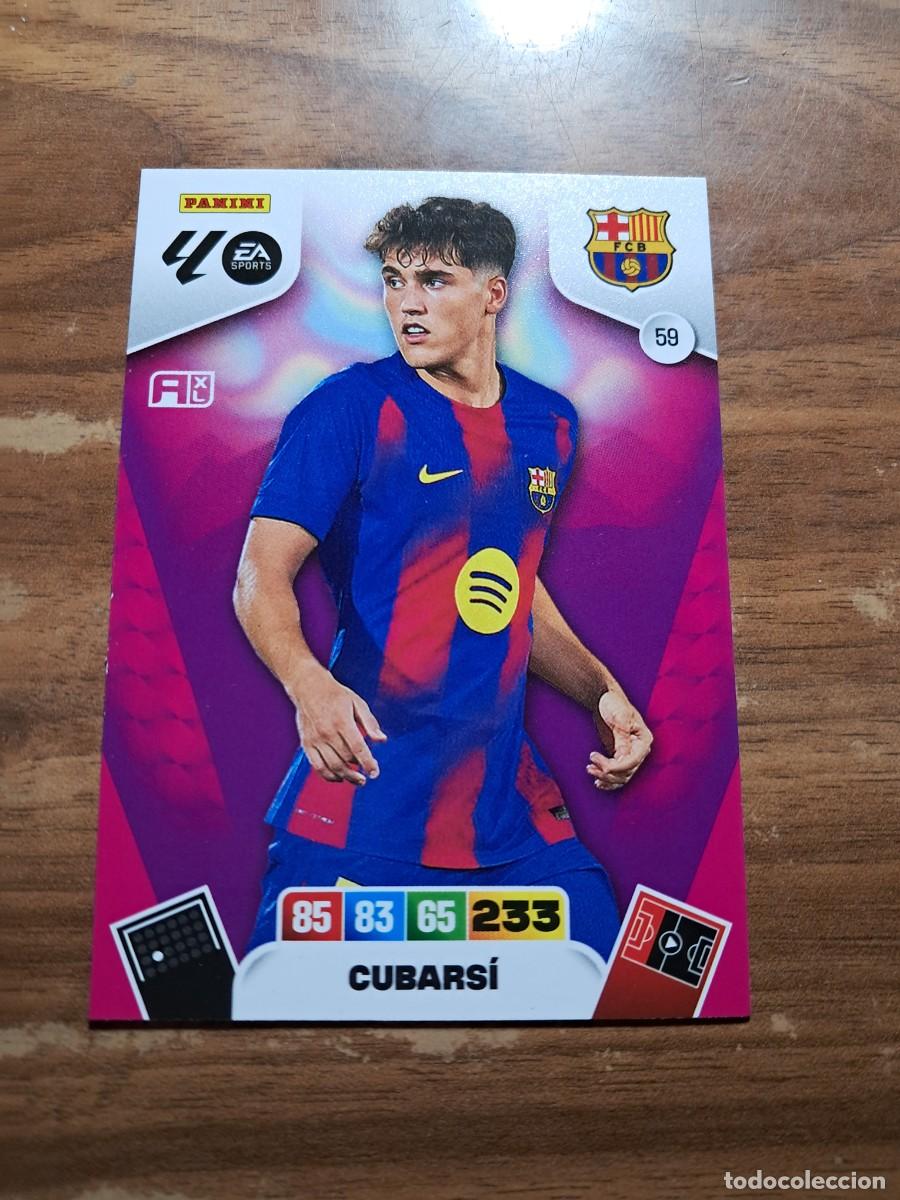 Cromos de F&uacute;tbol: CARD ADRENALYN TEMPORADA 25/26: CUBARS&Iacute; (FC BARCELONA), N&deg; 59