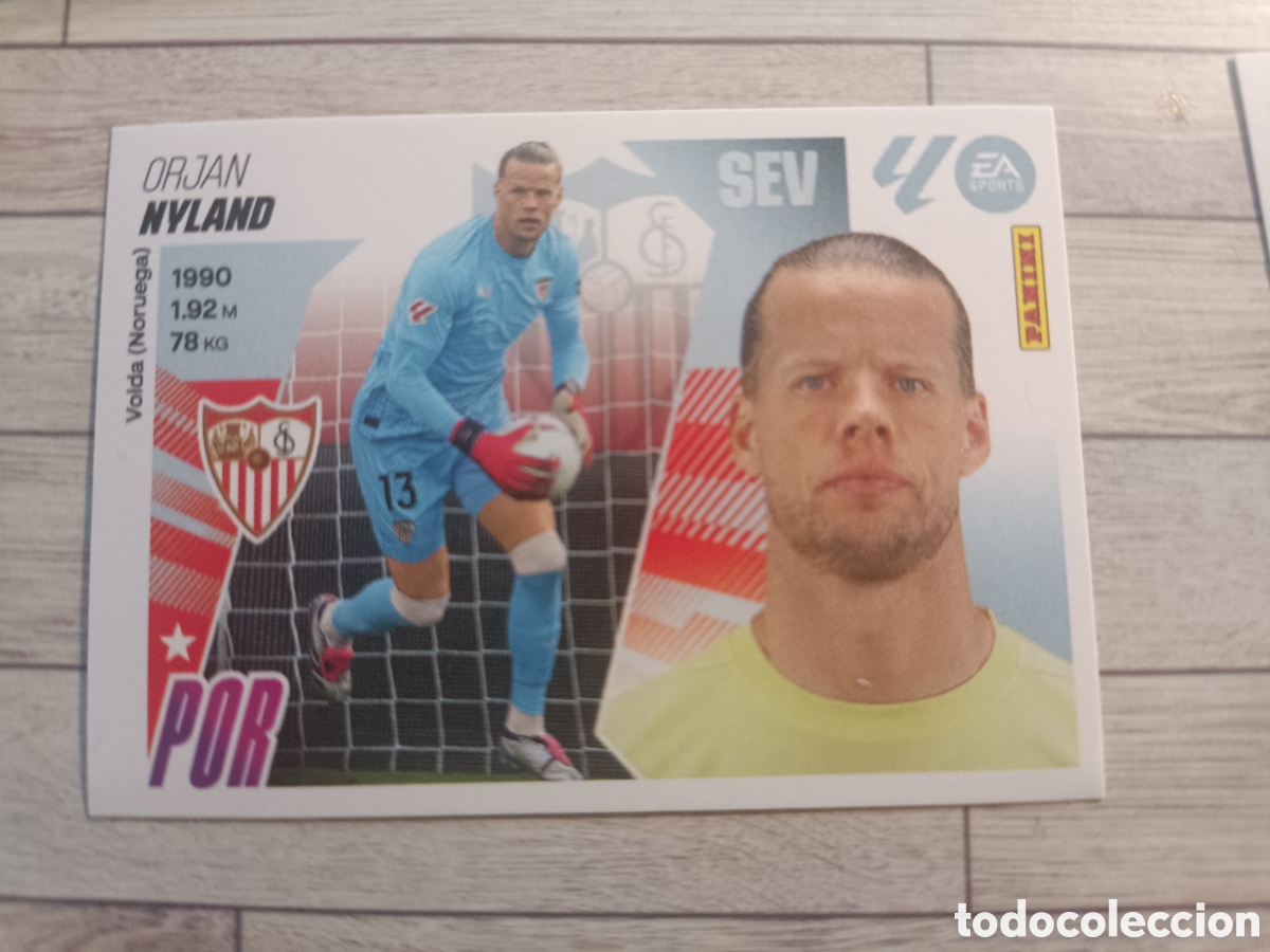 Cromos de F&uacute;tbol: 3 NYLAND SEVILLA LIGA ESTE 2025 2026 PANINI 25 26 SIN PEGAR