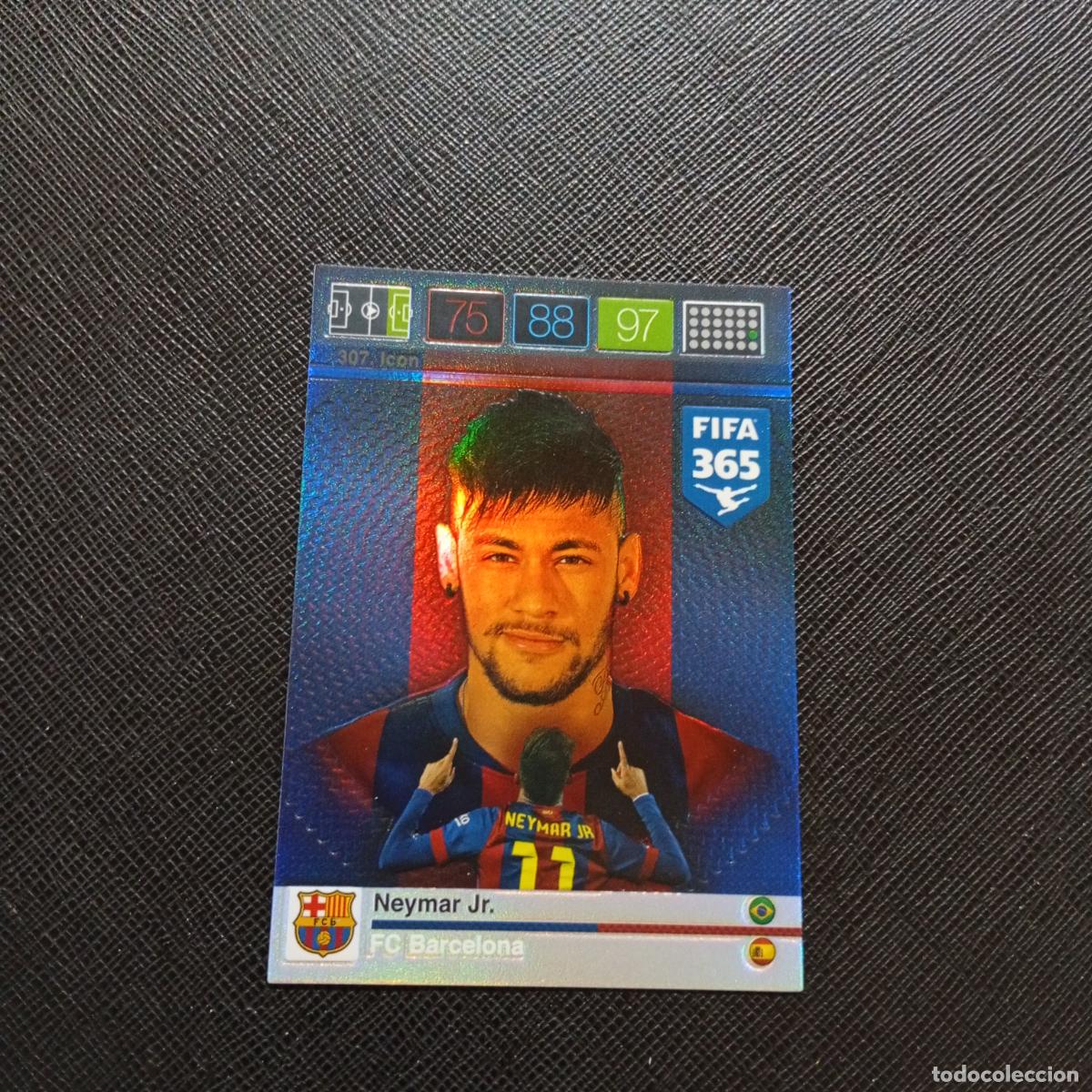 Cartes &agrave; collectionner de Football: 307 NEYMAR JR BARCELONA ADRENALYN 2015 2016 FIFA 365 CROMO FUTBOL 15 16 - A96 PG28