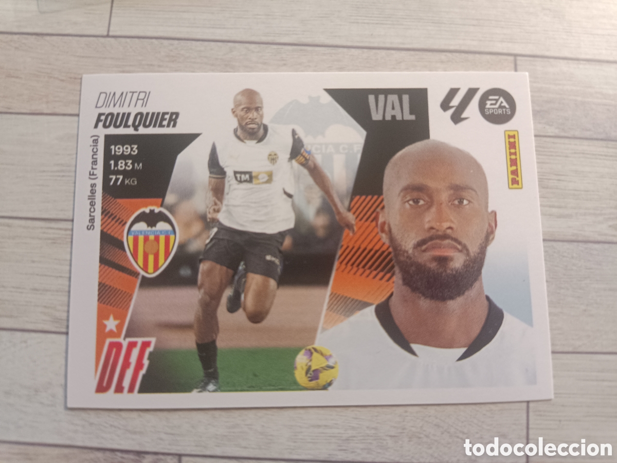 Cartes &agrave; collectionner de Football: 5A FOULQUIER VALENCIA 5 B LIGA ESTE 2025 2026 PANINI 25 26 SIN PEGAR