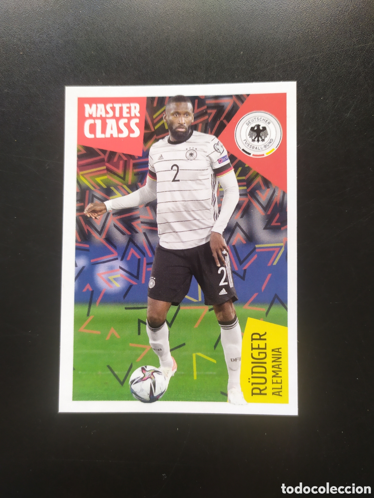 Cromos de F&uacute;tbol: FIFA WORLD CUP 2022 QATAR idolos Roja Carrefour panini Rudiger n&deg; 69 Alemania