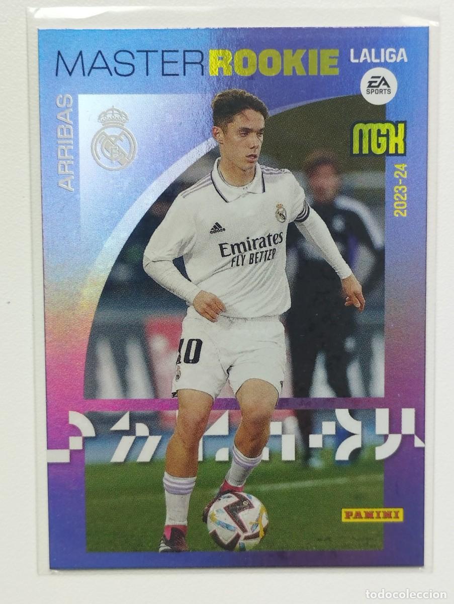 Cromos de F&uacute;tbol: CROMO CARD MGK 23 24 MEGACRACKS 2023 2024 MEGA CRACKS MASTER ROOKIE SERGIO ARRIBAS 411 REAL MADRID