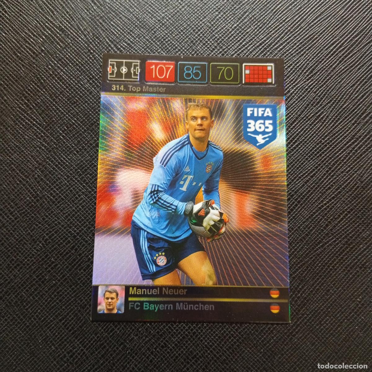 Cromos de F&uacute;tbol: 314 NEUER BAYERN MUNICH ADRENALYN 2015 2016 FIFA 365 CROMO FUTBOL 15 16 - A96 PG37 TOP MASTER
