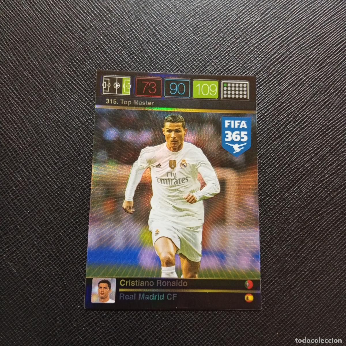 Cromos de F&uacute;tbol: 315 CRISTIANO RONALDO REAL MADRID ADRENALYN 2015 2016 FIFA 365 FUTBOL 15 16 - A96 PG37 TOP MASTER