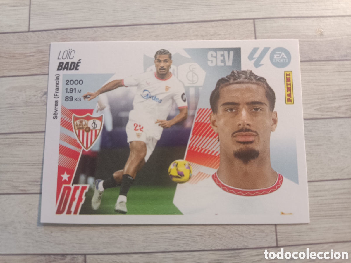 Cromos de F&uacute;tbol: 8 BADE SEVILLA LIGA ESTE 2025 2026 PANINI 25 26 SIN PEGAR