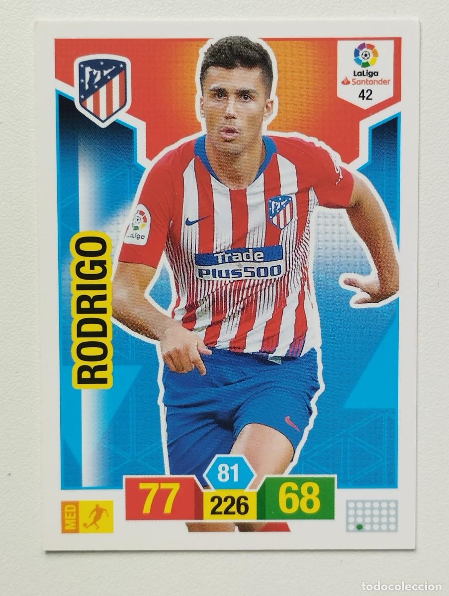 Cromos de F&uacute;tbol: CROMO CARD ADRENALYN 2018 2019 18 19 PANINI RODRIGO RODRI 42 ATLETICO DE MADRID