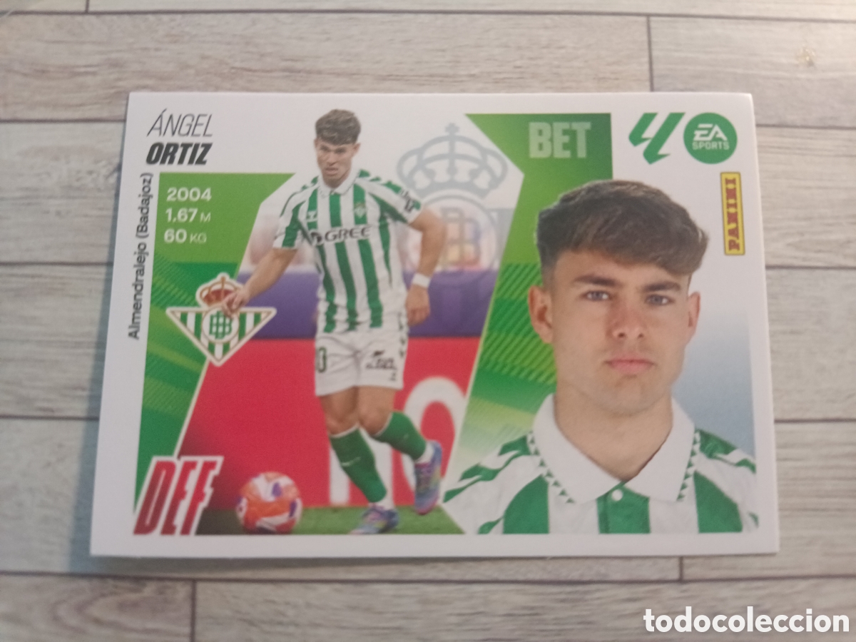 Cromos de F&uacute;tbol: 5B ORTIZ REAL BETIS 5 B LIGA ESTE 2025 2026 PANINI 25 26 SIN PEGAR