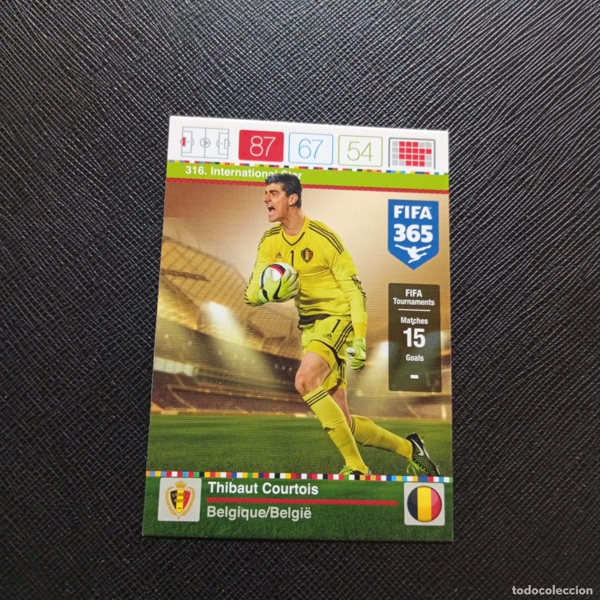 Cromos de F&uacute;tbol: 316 COURTOIS BELGICA ADRENALYN 2015 2016 FIFA 365 CROMO FUTBOL 15 16 - A96 PG55