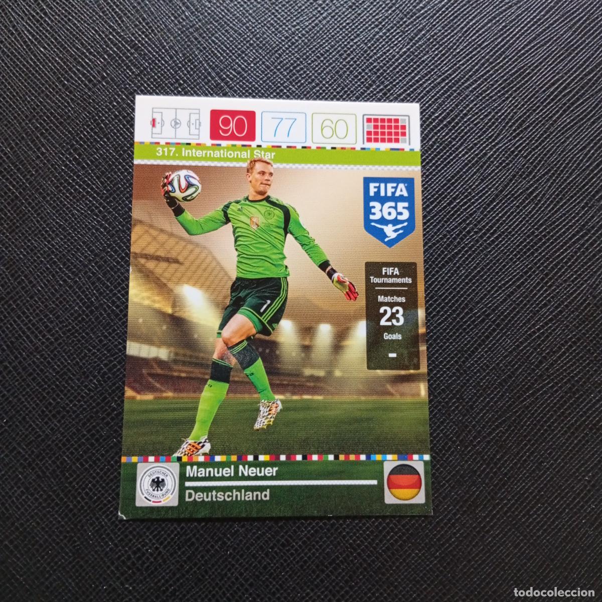 Cromos de F&uacute;tbol: 317 NEUER ALEMANIA ADRENALYN 2015 2016 FIFA 365 CROMO FUTBOL 15 16 - A96 PG64
