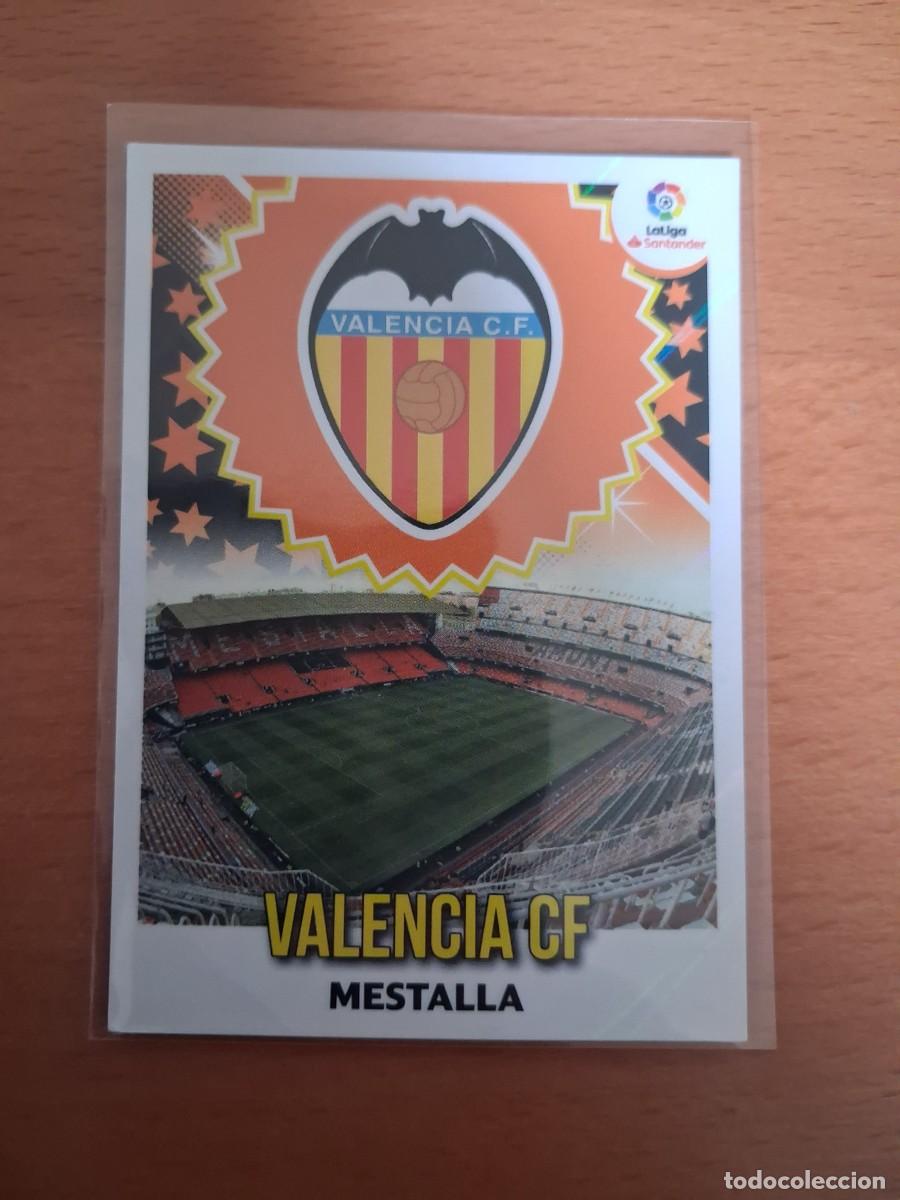 Cromos de F&uacute;tbol: Ediciones Este Liga 2018 2019 18 19 Escudo 35 Valencia CF
