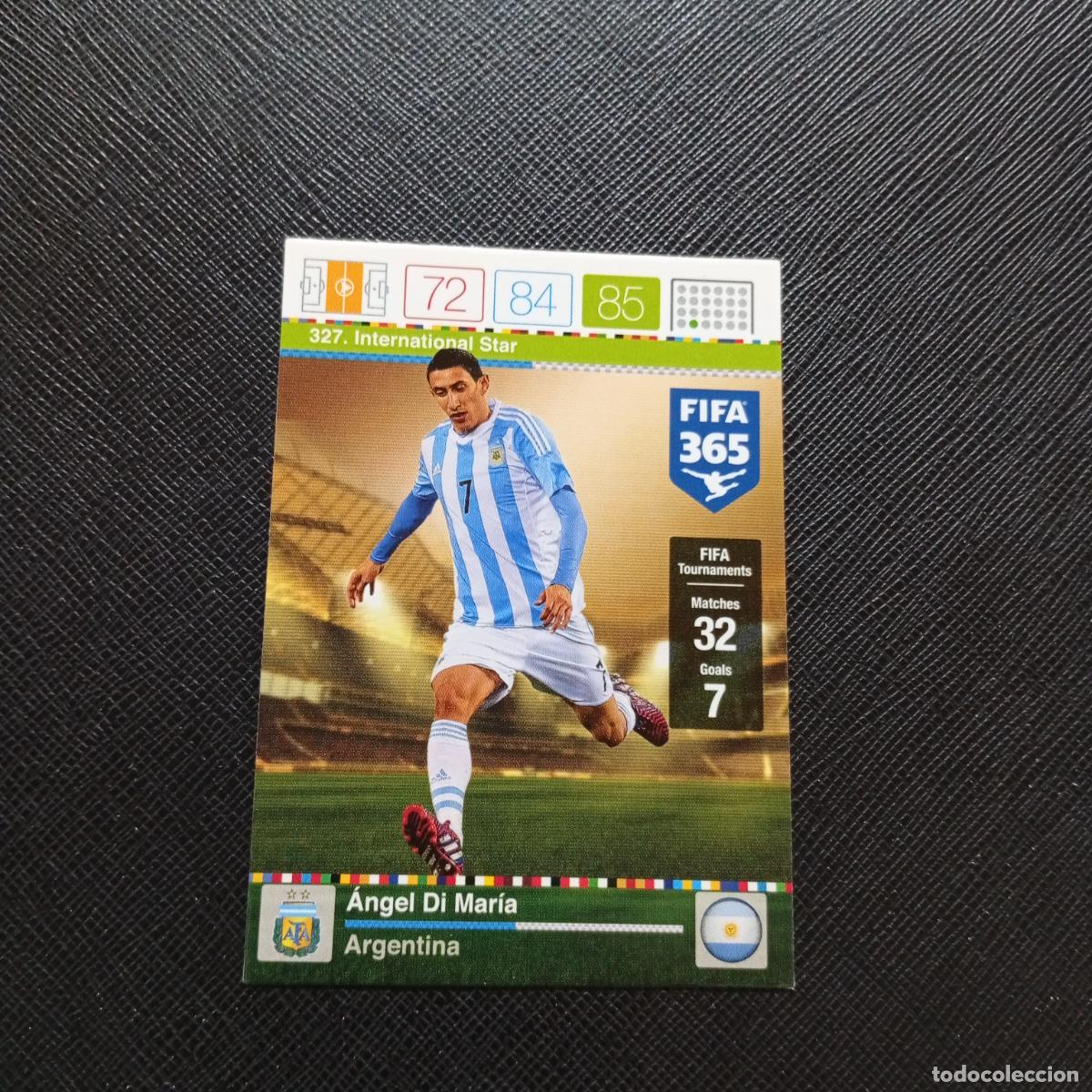 Cromos de F&uacute;tbol: 327 DI MARIA ARGENTINA ADRENALYN 2015 2016 FIFA 365 CROMO FUTBOL 15 16 - A96 PG73