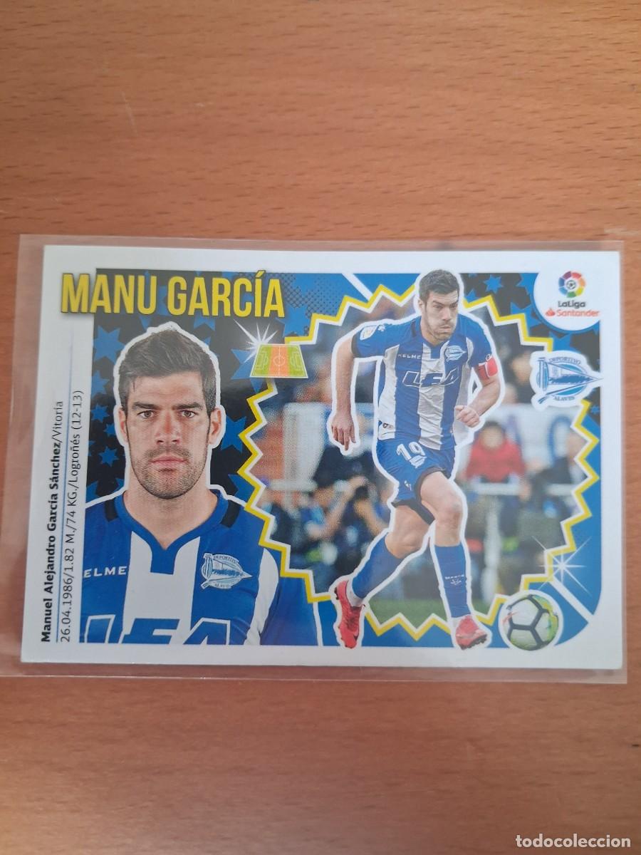 Cromos de F&uacute;tbol: Ediciones Este Liga 2018 2019 18 19 Deportivo Alaves 8 Manu Garcia